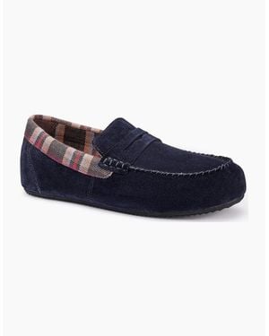 Hotter Solace Slippers - Blue