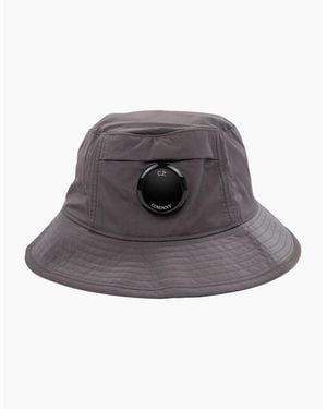 C.P. Company Chrome R Lens Bucket Hat Boulevard 771 - Grey