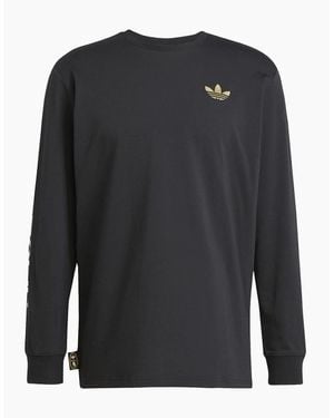 adidas Juventus Graphic T-Shirt Adults - Black