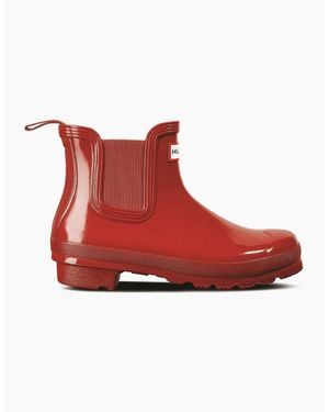 HUNTER Original Chelsea Gloss - Red