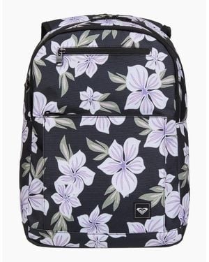 Roxy Here You Are Printed 24 L Backpack - Grey