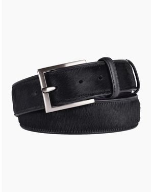 Elliot Rhodes Horsy Leather Belt - Black