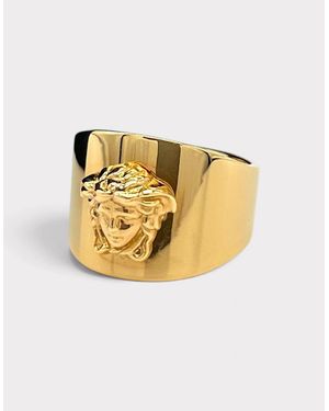 Versace Medusa Head Ring - Metallic