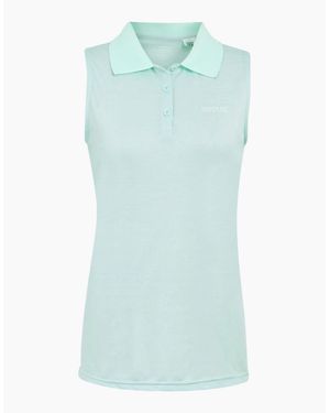 Regatta Ladies Tima Ii Sleeveless Polo Shirt - Blue