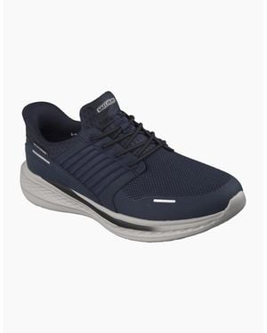 Skechers Slade Luther Synthetic Mesh Trainers - Blue