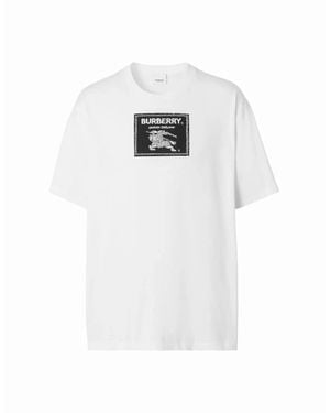 Burberry Horseferry Box Prorsum Label T-Shirt - White