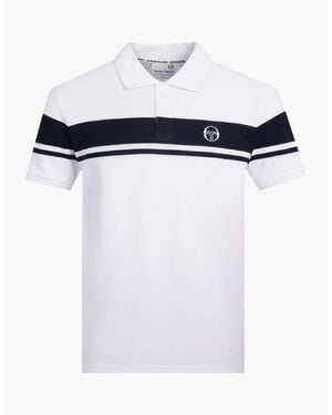 Sergio Tacchini Young Line Polo Shirt/Maritime - White