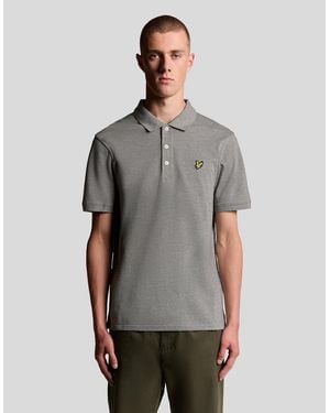 Lyle & Scott Cotton Polo Shirt - Grey
