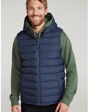 Mountain Warehouse Seasons Hooded Padded Gilet - Blue