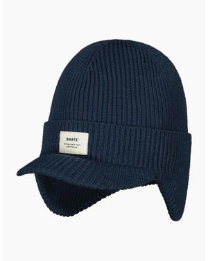 Barts Coedy Knitted Beanie Hat With Earflaps - Blue