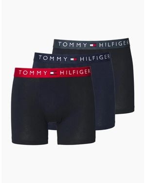Tommy Hilfiger Underwear 3Pack Soft Boxer - Blue