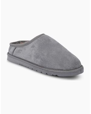 Regatta Solace Faux Fur Lined Indoor Mule - Grey