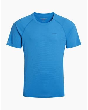 Craghoppers Nosilife Solarshield+ Short Sleeve T-Shirt Azure Sky - Blue