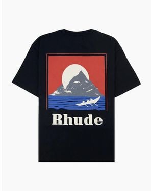 Rhude Moonlight Regatta T Shirt - Black
