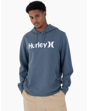 Hurley One & Only Solid Hoodie - Blue