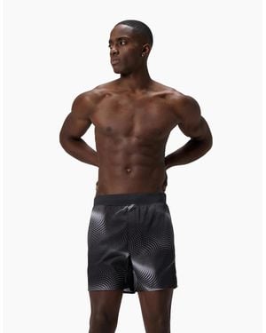 Speedo Lookout Volley Dotted Swim Shorts - Brown