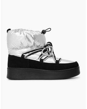 Steve Madden Zienna Block Court Shoes - White