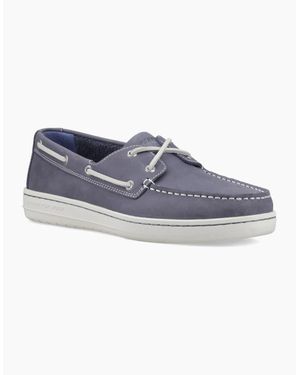 Sperry Top-Sider Sperry Strake 2-Eye Boat Leather Boat Shoes - Blue