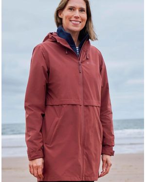 Mountain Warehouse Ladies Hilltop Ii Waterproof Jacket - Red