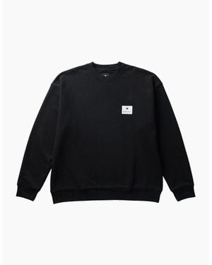 Snow Peak Snow Peak Nsd Square Logo Pullover - Black