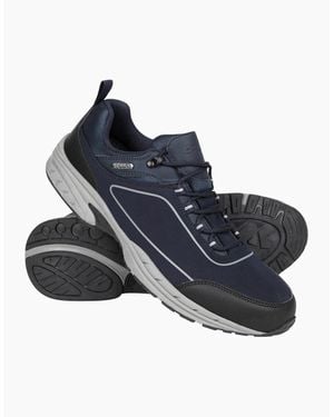 Mountain Warehouse Ramble Softshell Waterproof Trainers - Blue