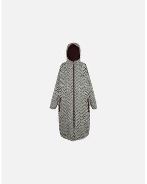 Regatta Ladies Orla Kiely Jasmine Flower Changing Robe - White