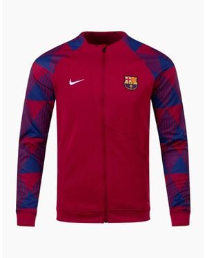 Nike 23/24 Barcelona Zip Up Training Jacket - Red