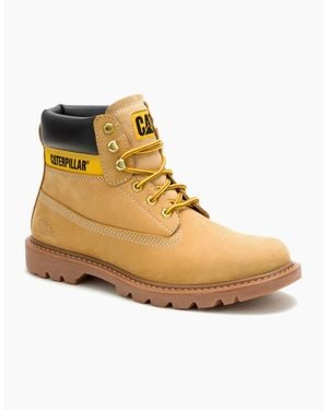 Caterpillar Cat Colorado 2.0 Tractor Nubuck Leather Boots - Metallic
