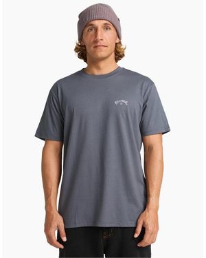 Billabong Arch Wave Short Sleeve T-Shirt - Blue