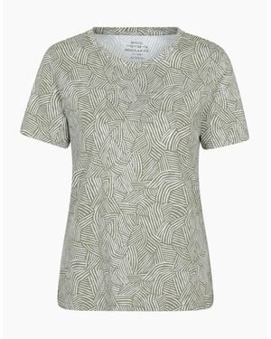 Mountain Warehouse Ladies Patterned T-Shirt - Grey