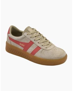 Gola Grandslam Suede Trainers - Brown