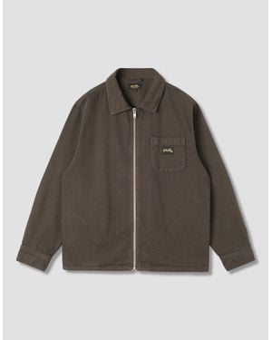 Stan Ray Zip Shirt - Brown