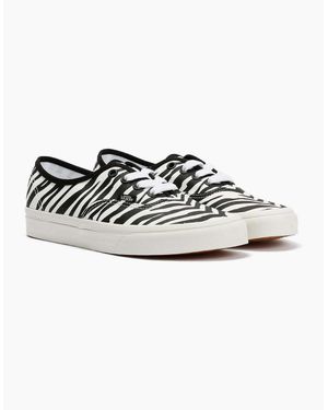 Vans Authentic Animalier Zebra Trainers - Black