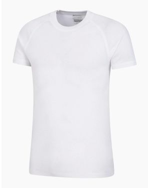 Mountain Warehouse Talus Round Neck Short-Sleeved Thermal Top - White