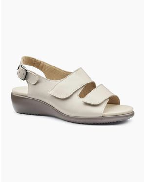 Hotter Easy Ii Wedge Sandals - White