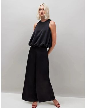 Ro&zo Satin Trousers - Black