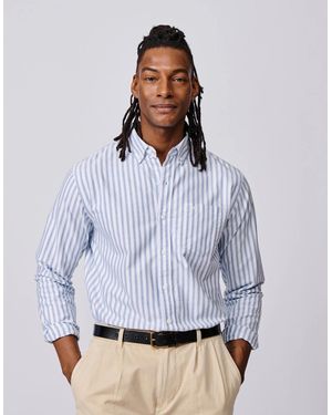 aubi Aldridge Oxford Button Down Shirt - White