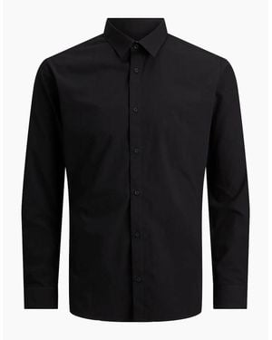 Jack & Jones Jje Joe Slim Fit Long Sleeve Shirt - Black
