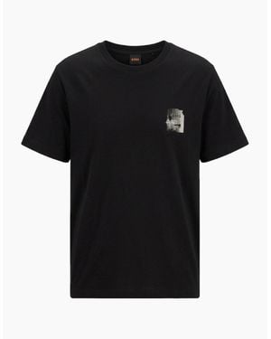BOSS Boss Te Groove Graphic T-Shirt - Black