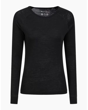 Mountain Warehouse Ladies Merino Ii Thermal Top - Black