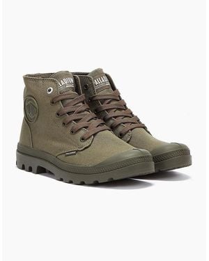 Palladium Pampa Hi Mono Chrome Boots - Green