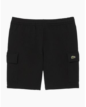Lacoste Gh9743 Cargo Jog Shorts - Black