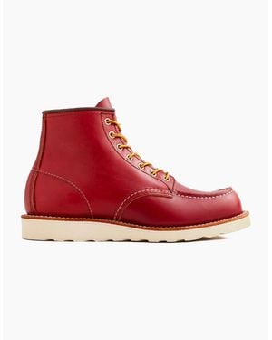 Red Wing 6" Moc Toe Boot - Red