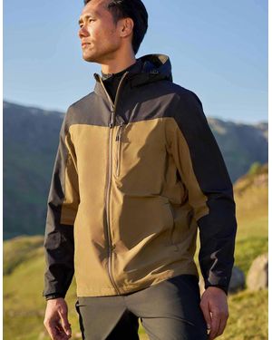 Mountain Warehouse Brisk Extreme Colour Block Waterproof Jacket - Blue