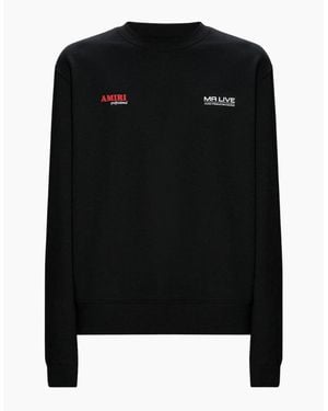 Amiri Drum Machine Crewneck Jumper - Black