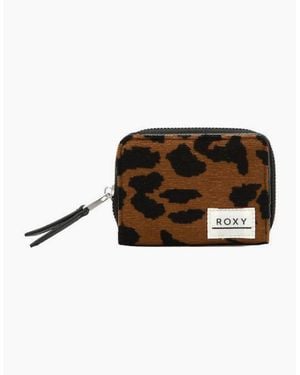 Roxy Urban Party Zip Up Wallet - Brown