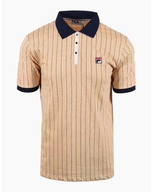 Fila Classic Bb1 Striped Polo/ /Gardenia - Natural
