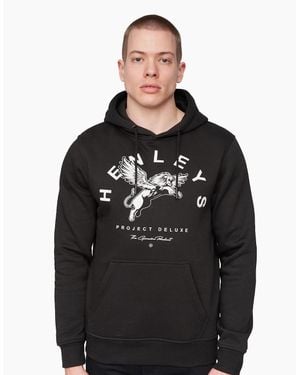 Henleys Colhen Hoodie - Black