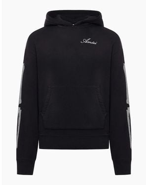 Amiri Bones Embroidered Hoodie - Blue
