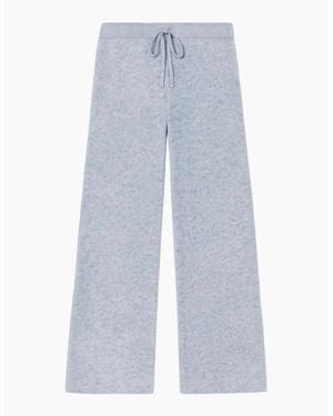 Ro&zo Knit Straight Leg Trousers - Blue